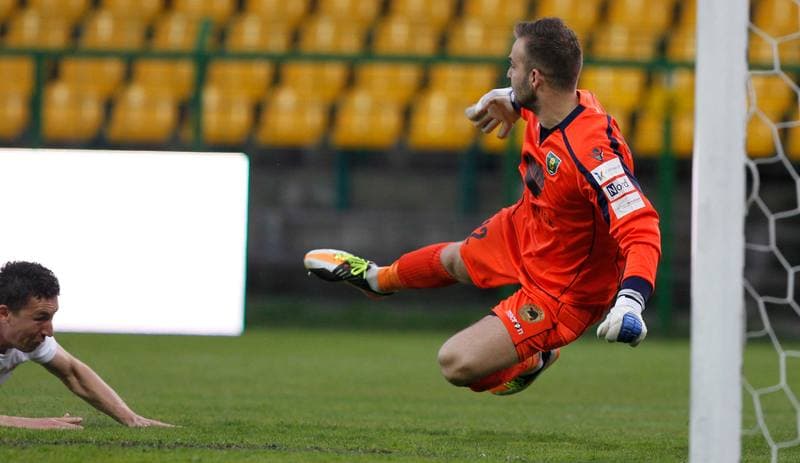Football. I Liga. GKS Katowice - Zaglebie Lubin. 25.04.2015