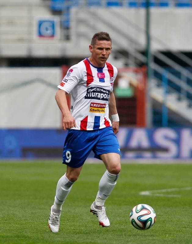 Football. T-Mobile Ekstraklasa. Piast Gliwice - Podbeskidzie Bielsko Biala. 26.04.2015