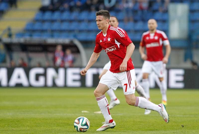 Football. T-Mobile Ekstraklasa. Wisla Krakow - Korona Kielce. 26.04.2015