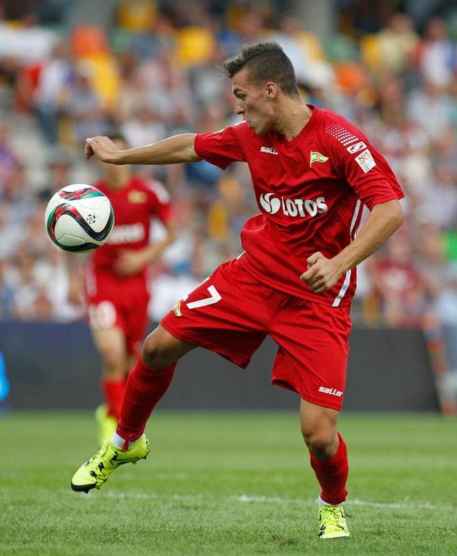 Football. PKO BP Ekstraklasa. Podbeskidzie Bielsko Biala - Lechia Gdansk. 28.08.2015
