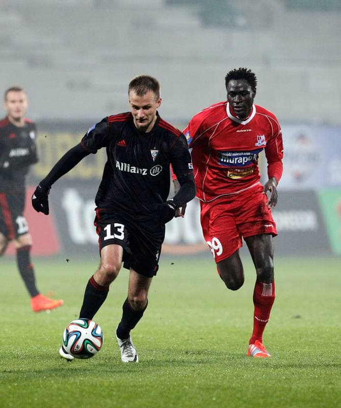 Football. T-Mobile Ekstraklasa. Gornik Zabrze - Podbeskidzie Bielsko Biala. 24.11.2013