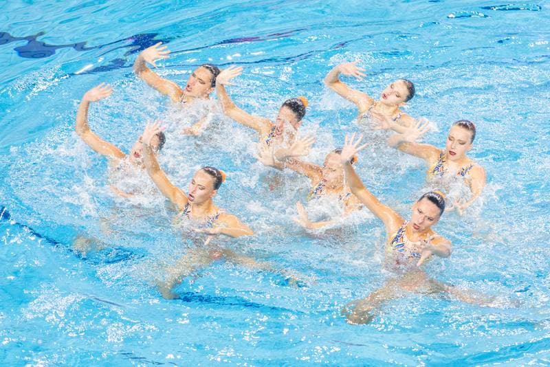 Artistic Swimming. European Games. Team Free Routine Combination. 23.06.2023