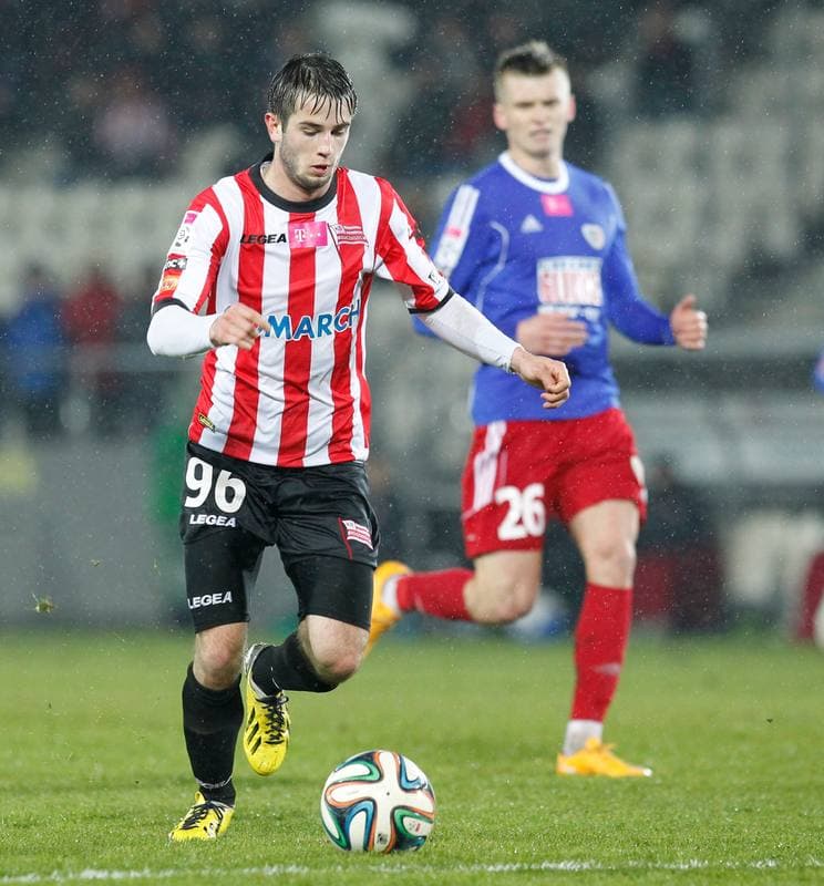 Football. T-Mobile Ekstraklasa. Cracovia Krakow - Piast Gliwice. 13.03.2015