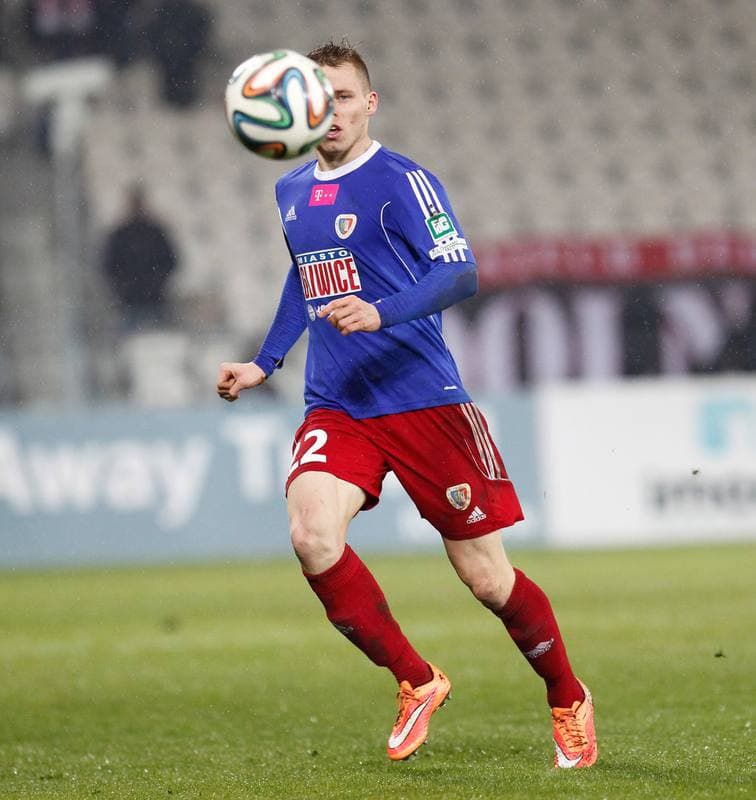 Football. T-Mobile Ekstraklasa. Cracovia Krakow - Piast Gliwice. 13.03.2015