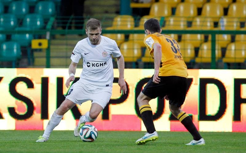 Football. I Liga. GKS Katowice - Zaglebie Lubin. 25.04.2015