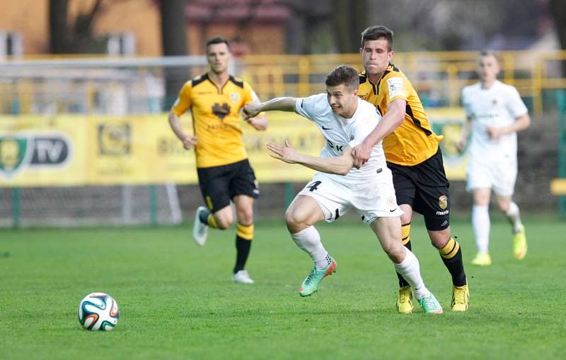 Football. I Liga. GKS Katowice - Zaglebie Lubin. 25.04.2015