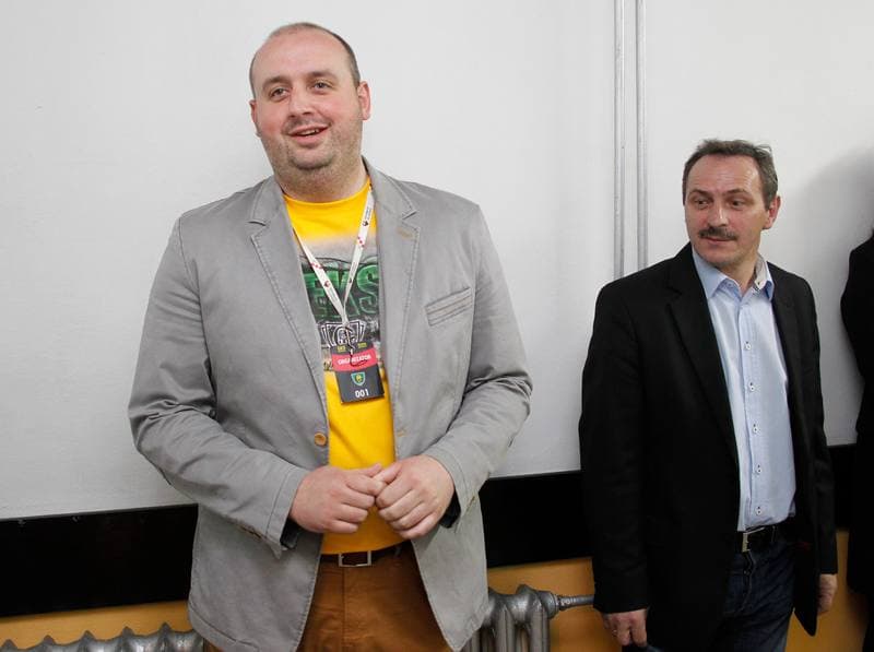 Football. GKS Katowice. Press Conference. 25.04.2015