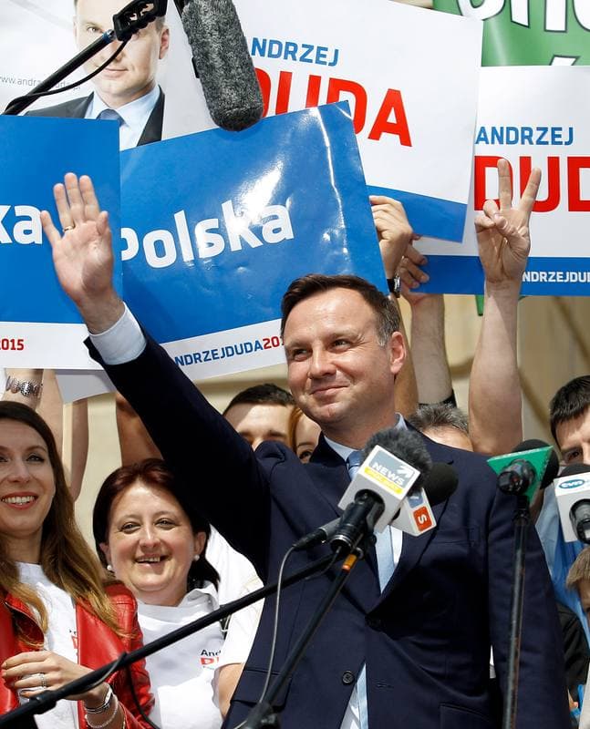 Andrzej Duda. Press Conference. 15.05.2015