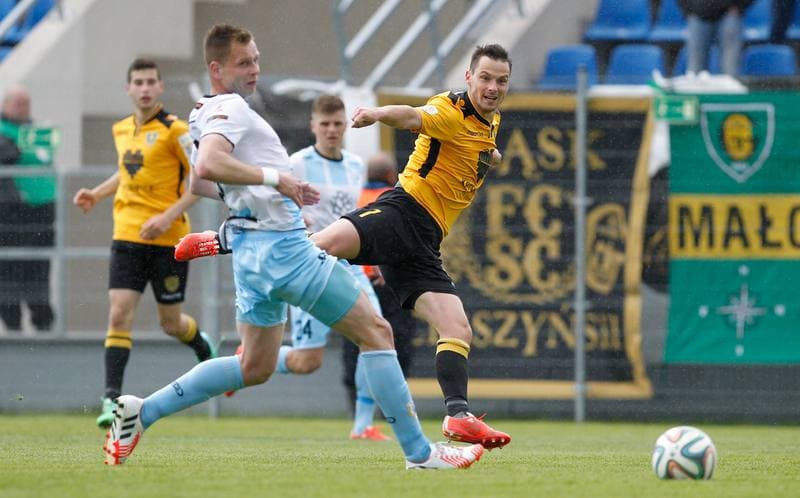 Football. I Liga. Stomil Olsztyn - GKS Katowice. 17.05.2015
