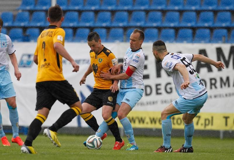 Football. I Liga. Stomil Olsztyn - GKS Katowice. 17.05.2015