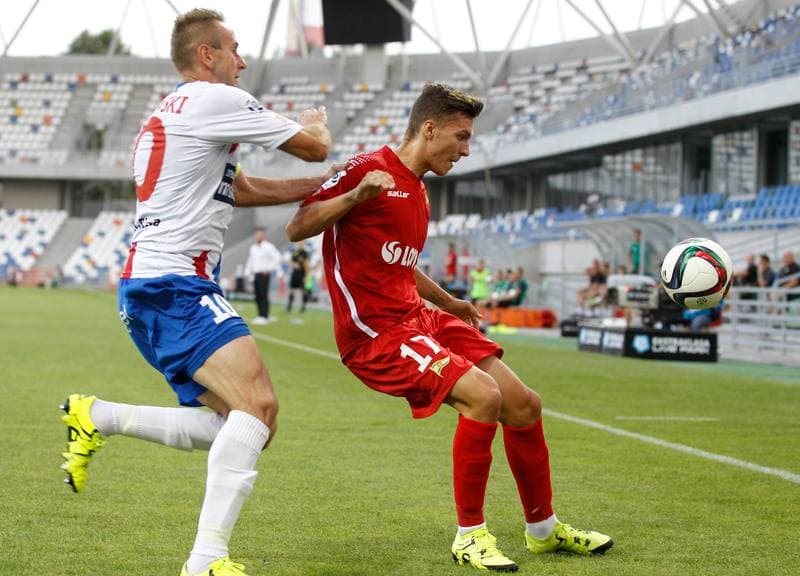 Football. PKO BP Ekstraklasa. Podbeskidzie Bielsko Biala - Lechia Gdansk. 28.08.2015