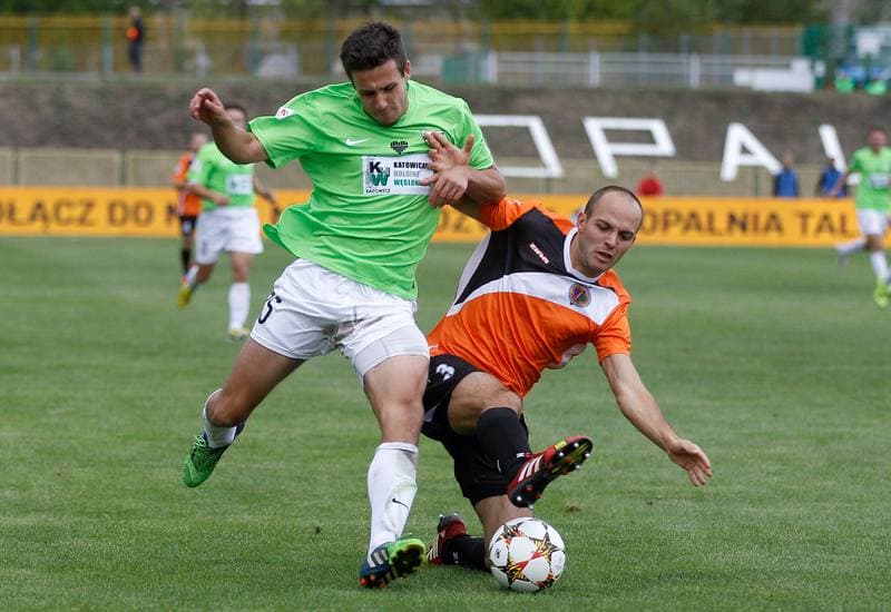 Football. Polish First League. Rozwoj Katowice - Chrobry Glogow. 06.09.2015