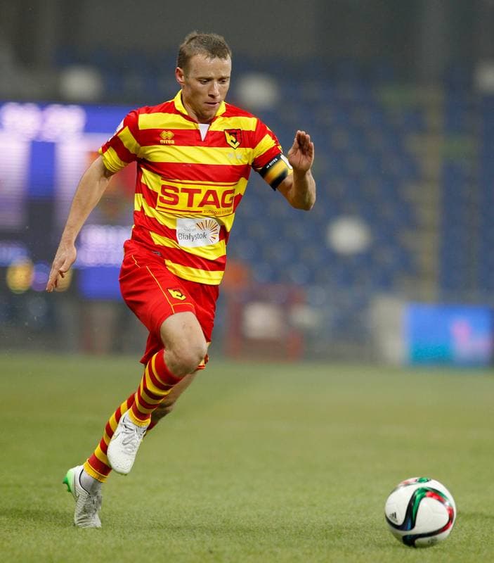 Football. PKO BP Ekstraklasa. Podbeskidzie Bielsko Biala - Jagiellonia Bialystok. 02.11.2015