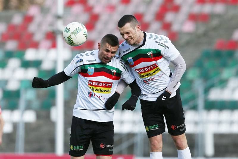 Football. Sparing. Zaglebie Sosnowiec - GKS Tychy. 25.02.2017