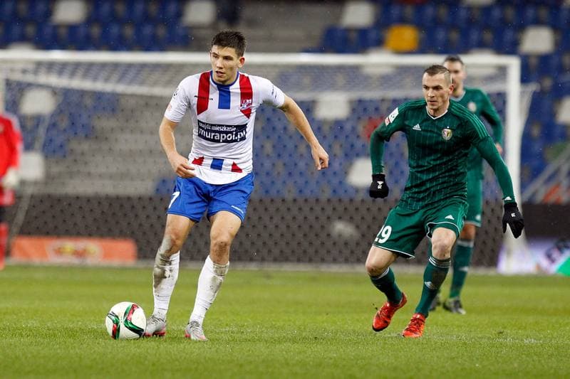 Football. PKO BP Ekstraklasa. Podbeskidzie Bielsko Biala - Slask Wroclaw. 21.12.2015