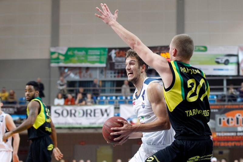 Basketball. Tauron Basket Liga. MKS Dabrowa Gornicza - Siarka Tarnobrzeg. 03.01.2016