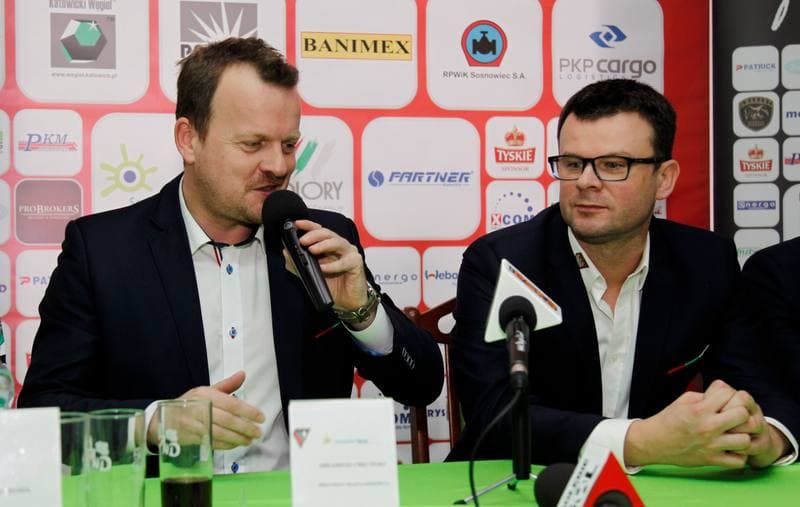 Football. Zaglebie Sosnowiec. Press Conference. 02.03.2016
