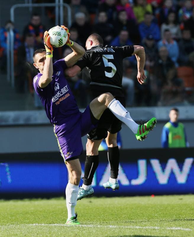 Football. PKO BP Ekstraklasa. Termalica Bruk-Bet Nieciecza - Korona Kielce. 02.04.2016