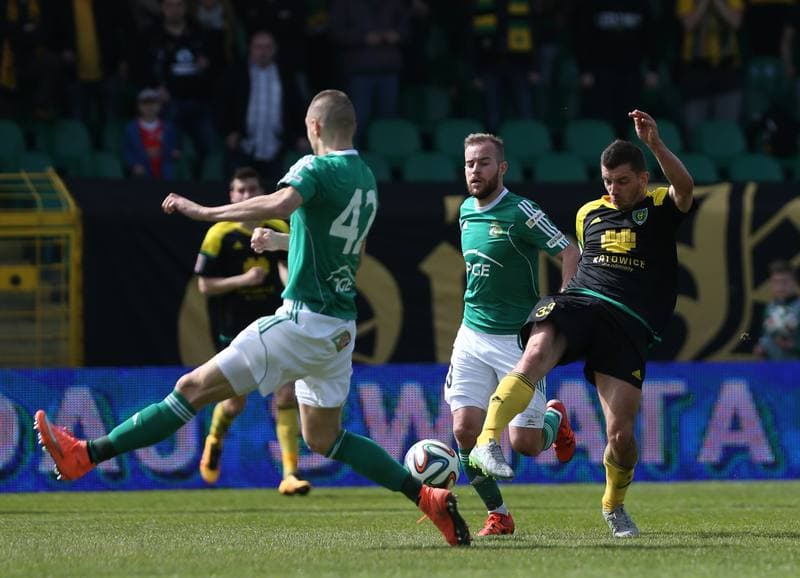 Football. I Liga. GKS Katowice - GKS Belchatow. 03.04.2016