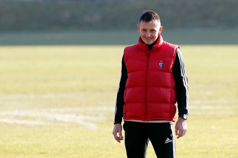 Football. Gornik Zabrze. Training. 23.11.2017