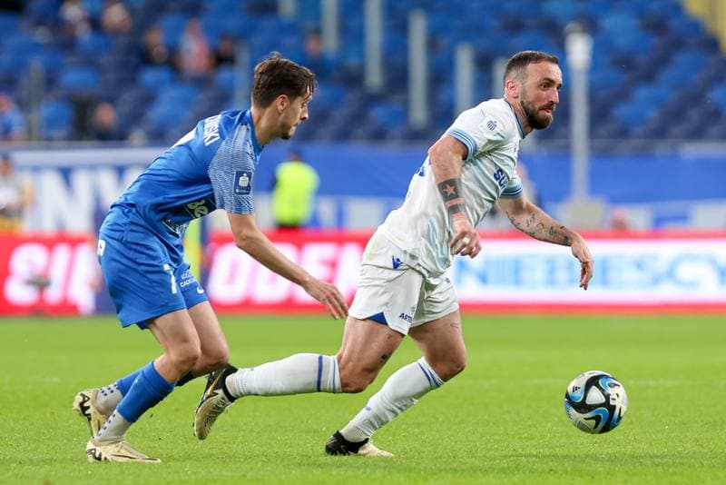 Football. PKO BP Ekstraklasa. Ruch Chorzow - Lech Poznan. 03.05.2024