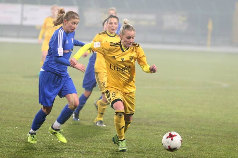 Football. Women's Polish Cup. GKS Katowice - AZS Wroclaw. 29.11.2017