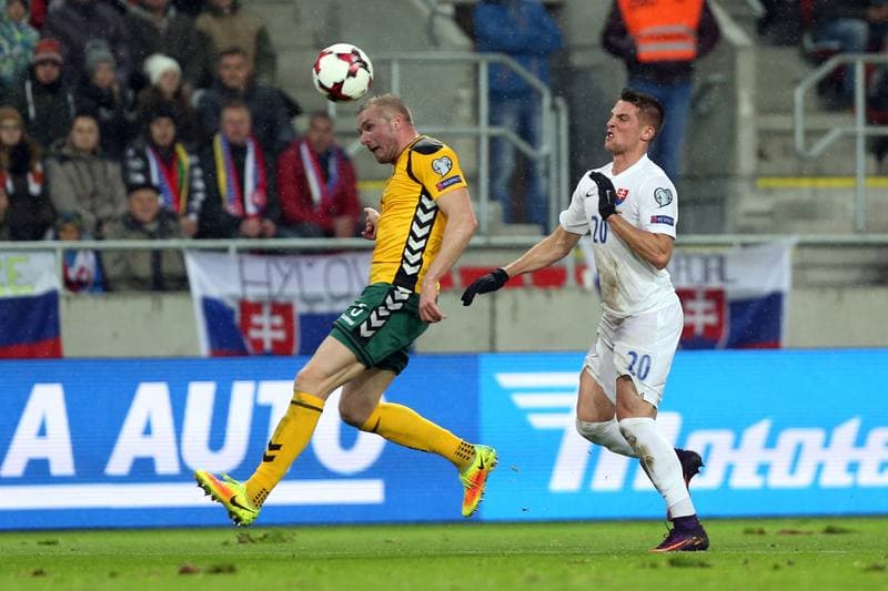 Football. World Cup Qualifiers. Slovakia - Lithuania. 11.11.2016