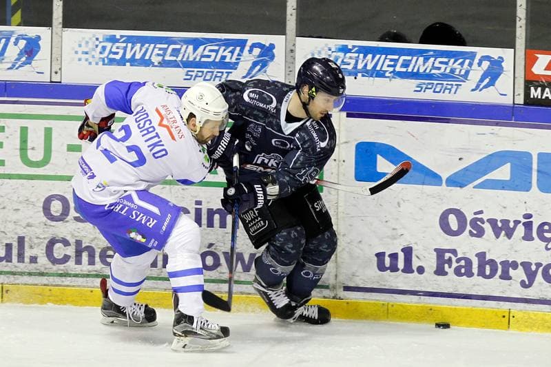 Ice Hockey. Polska Hokej Liga. Unia Oswiecim - MH Automatyka Gdansk. 01.02.2018