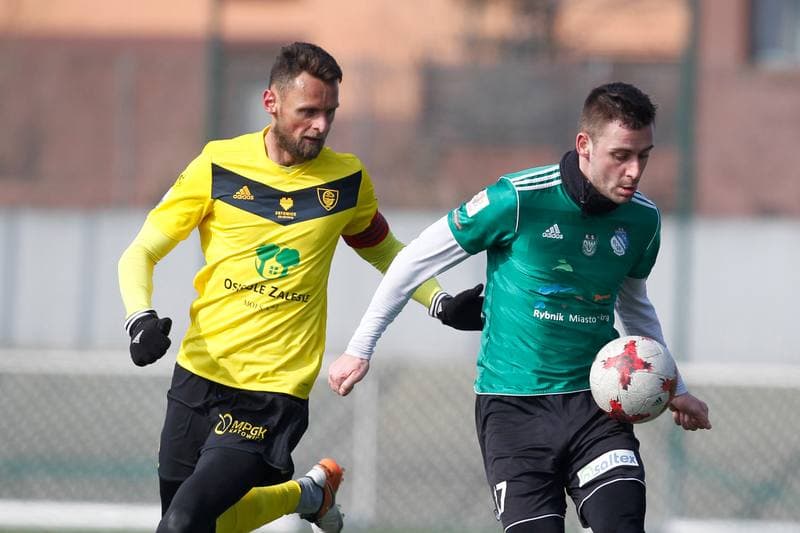Football. Sparing. GKS Katowice - ROW 1964 Rybnik. 03.03.2018