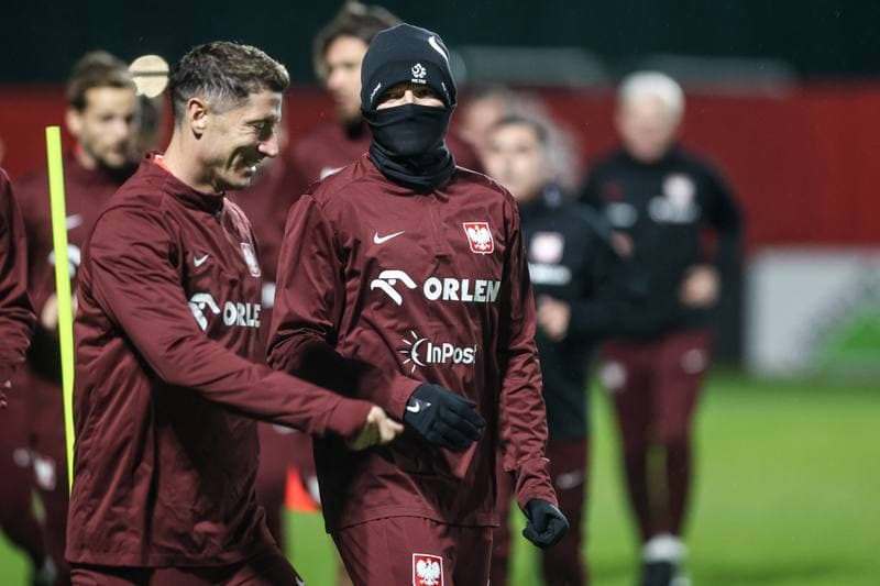 Football. Poland national team. Training. 06.10.2025