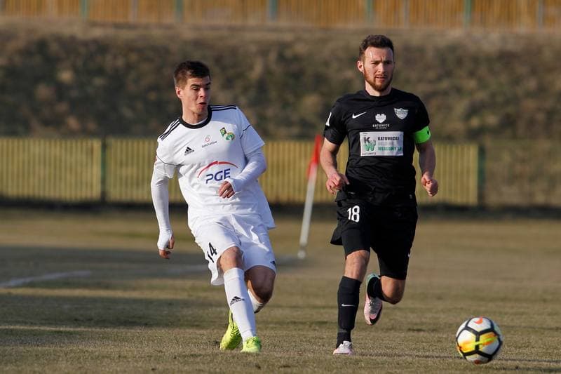 Football. II Liga. Rozwoj Katowice - GKS Belchatow. 24.03.2018