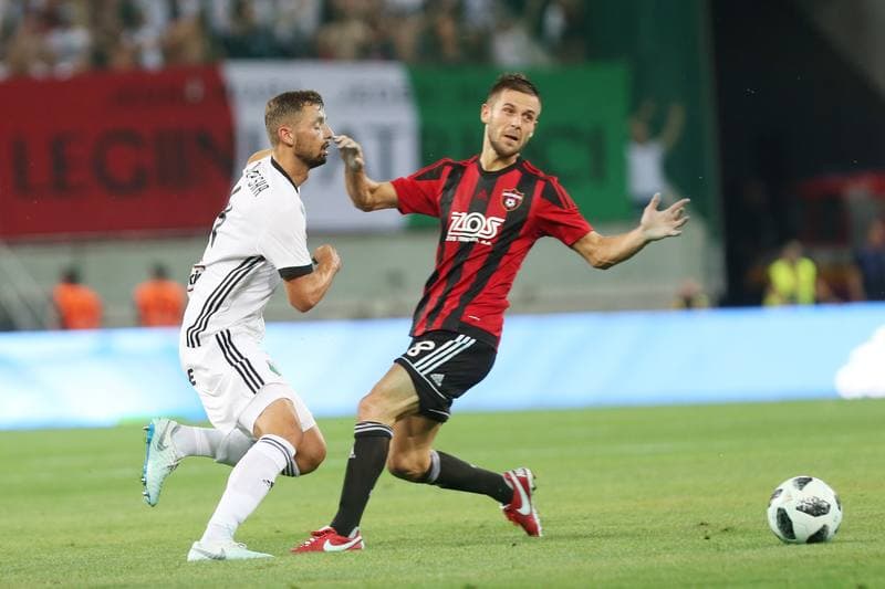 Football. UEFA Champions League. Spartak Trnava - Legia Warsaw. 31.07.2018