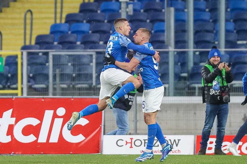 Football. PKO BP Ekstraklasa. Ruch Chorzow - Korona Kielce. 26.11.2023