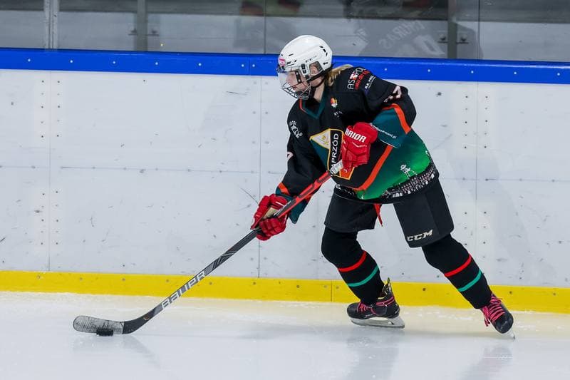 Ice Hockey. Tauron Liga Kobiet. Wiedzmy 71 Wroclaw - Kojotki Naprzod Janow. 03.12.2023