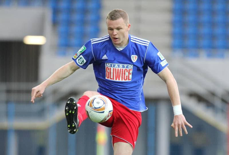 Football. I liga. Piast Gliwice - Olimpia Grudziadz. 22.04.2012