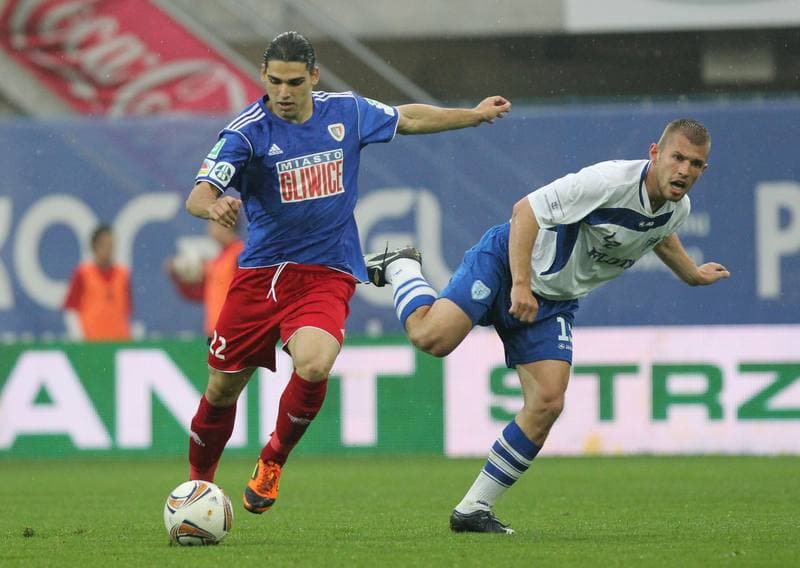 Football. I liga. Piast Gliwice - Flota Swinoujscie. 04.05.2012