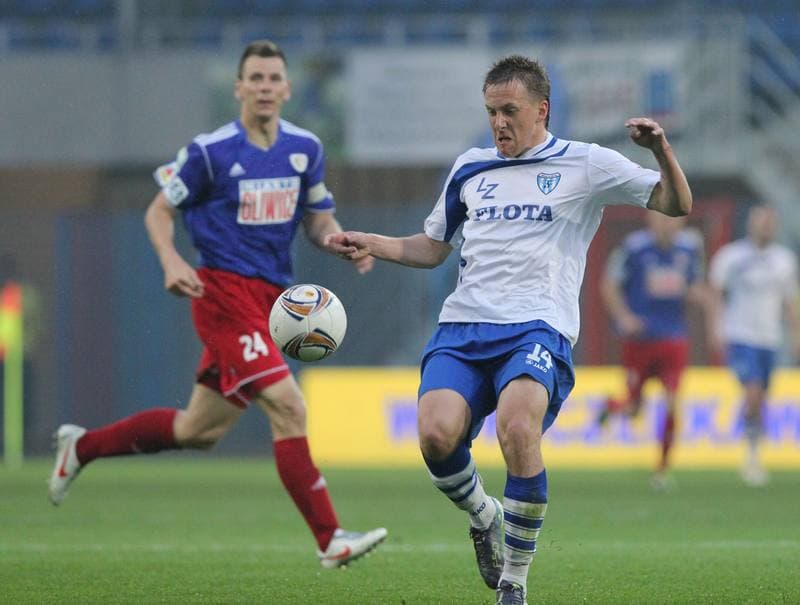 Football. I liga. Piast Gliwice - Flota Swinoujscie. 04.05.2012