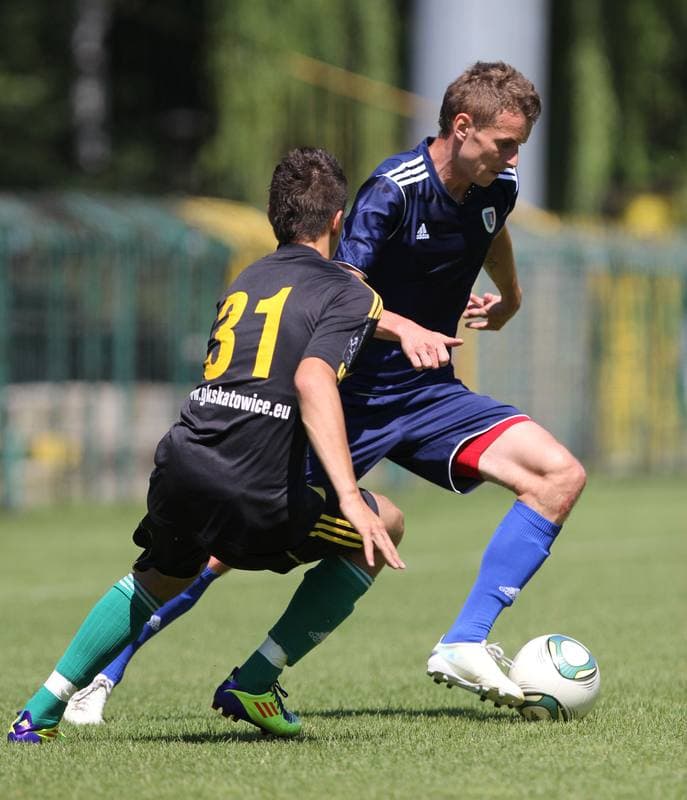 Football. Sparing. GKS Katowice - Piast Gliwice. 14.07.2012