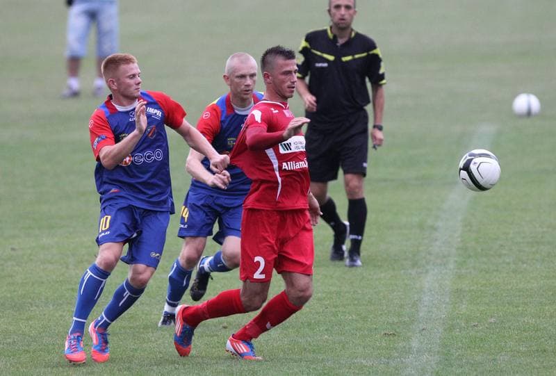 Football. Sparing. Gornik Zabrze - Odra Opole. 03.08.2012