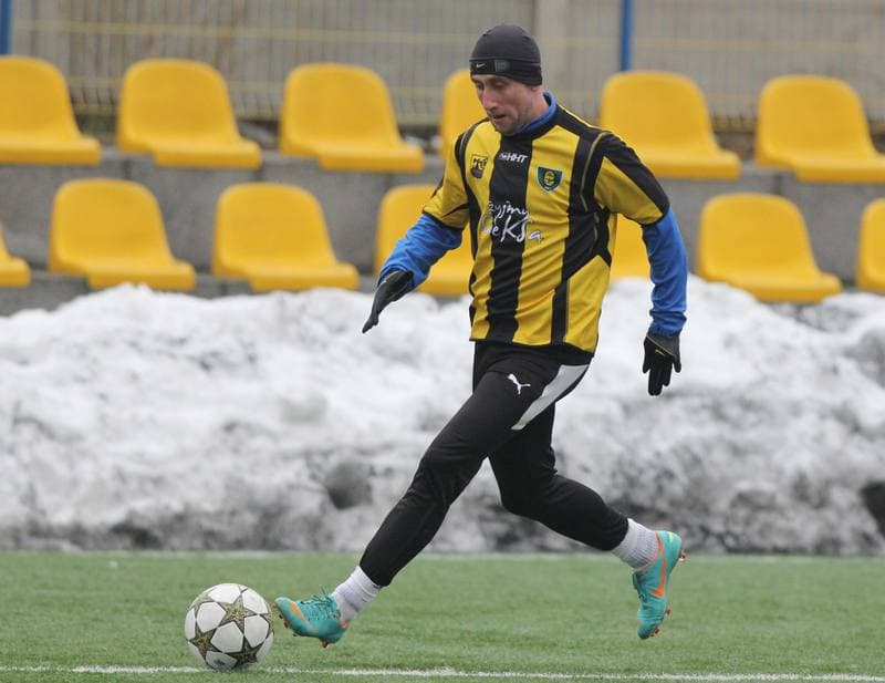 Football. Sosnowiec Sparing. GKS Katowice - Zaglebie Sosnowiec. 06.02.2013