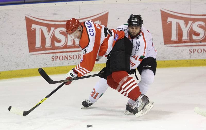 Ice Hockey. Polska Liga Hokejowa. GKS Tychy - Comarch Cracovia Krakow. 15.02.2013