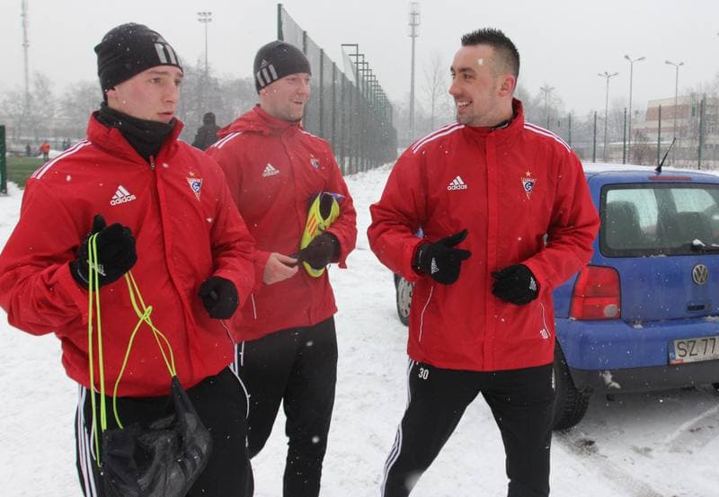 Football. Sparing. Gornik II Zabrze - LZS Piotrowka. 23.02.2013