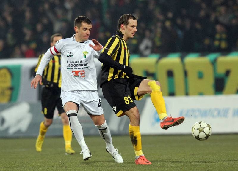 Football. I liga. GKS Katowice - Bogdanka Leczna. 30.03.2013