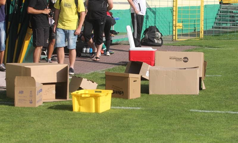 Football. Katowice Sparing. GKS Katowice - Korona Kielce. 28.07.2012