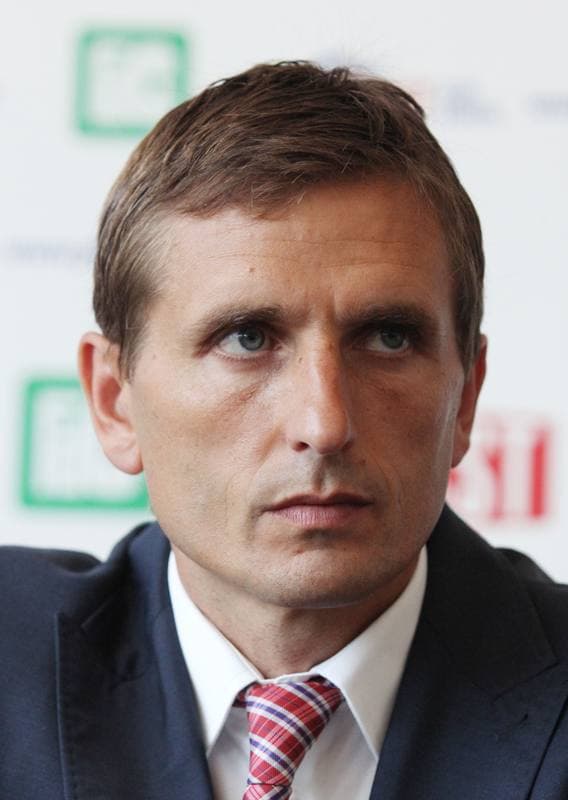 Football. Piast Gliwice. Press Conference. 24.07.2013