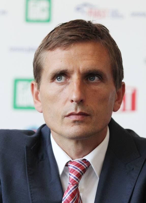 Football. Piast Gliwice. Press Conference. 24.07.2013