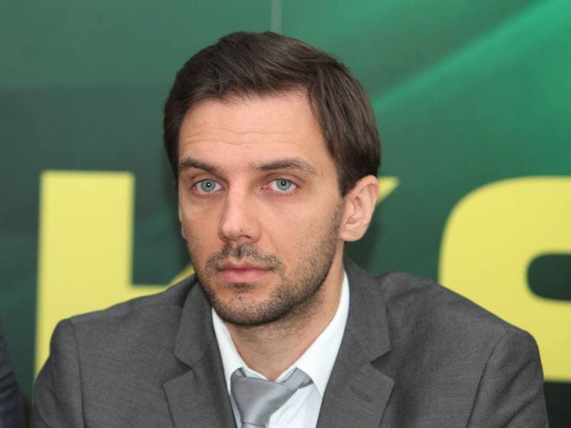 Football. GKS Katowice. Press Conference. 22.08.2013