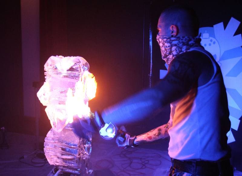 Ice Sculpture Show. Katowice. 12.09.2013