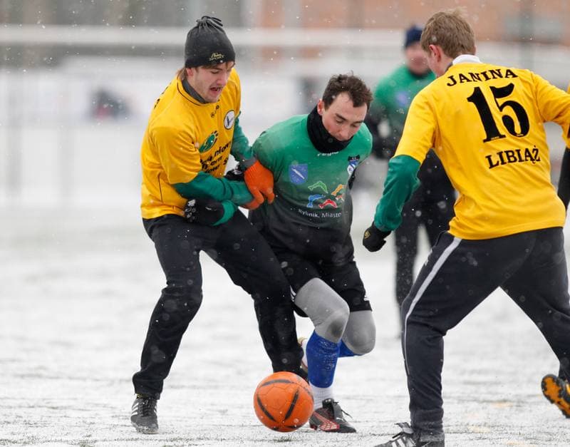 Football. Sparing. Energetyk ROW Rybnik - Janina Libiaz. 25.01.2014