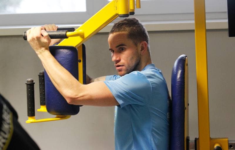 Football. Termalica Bruk-Bet Nieciecza. Training. 30.01.2014